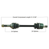 TYTANEUM 813-0104 Tytaneum Tytaneum Oe Replacement Cv Axle Kawasaki Rear Left / Right 813-0104