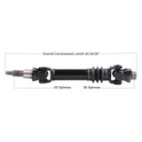 TYTANEUM 813-0142 Tytaneum Tytaneum Oe Replacement Cv Axle Polaris Rear Left / Right 813-0142
