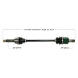 TYTANEUM 813-0153 Tytaneum Tytaneum Oe Replacement Cv Axle Polaris Rear Left / Right 813-0153