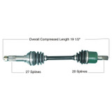 TYTANEUM 813-0191 Tytaneum Tytaneum Oe Replacement Cv Axle Yamaha Front Left / Right 813-0191