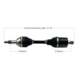 TYTANEUM 813-0262 Tytaneum Tytaneum Heavy Duty Cv Axle Can-Am Rear Left / Right 813-0262