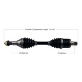 TYTANEUM 813-0263 Tytaneum Tytaneum Heavy Duty Cv Axle Can-Am Rear Right 813-0263