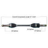 Tytaneum Tytaneum Heavy Duty Cv Axle Polaris Rear Left 813-0306