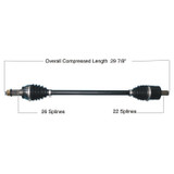 TYTANEUM 813-0314 Tytaneum Tytaneum Heavy Duty Cv Axle Polaris Front Left / Right 813-0314