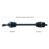 TYTANEUM 813-0356 Tytaneum Tytaneum Oe Replacement Cv Axle 813-0356