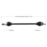 TYTANEUM CAN-6060HD Tytaneum Tytaneum Heavy Duty Replacement Cv Axle Can Am Front Right Can-6060Hd