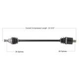 Tytaneum Tytaneum Polaris Oe Replacement Cv Axle Pol-7080