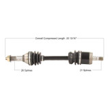 TYTANEUM CAN-7074 Tytaneum Tytaneum Oe Replacement Cv Axle Can-Am Front Left Can-7074