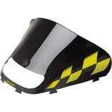 SNO STUFF 47947557 Sno Stuff Windshield - Black/Yellow Checkered - Ski Doo 479-475-57