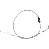 LA CHOPPERS LA8005ID19 La Choppers Stainless Braided Handlebar Idle Cable - 18" - 20" La-8005Id19