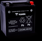 YUASA BATTERY YUAM7230LPW Yuasa Battery Yuasa Yix30L-Pw Factory Activated Maintenance Free 12 Volt Bat Yuam7230Lpw