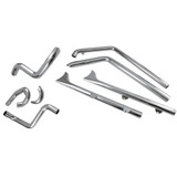 Bassani Xhaust True Duals Exhaust System With Fishtail Mufflers - 30" - Softail 1S26E-30 Bassani Xhaust True Duals Exhaust System With Fishtail Mufflers - 30" - Softail 1S26E-30