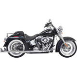 BASSANI XHAUST 1S26E33 Bassani Xhaust True Duals Exhaust System With Fishtail Mufflers - 33" - Softail 1S26E-33