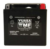 YUASA BATTERY YUAM7RH4L Yuasa Battery Yuasa Ytx14L Factory Activated Maintenance Free 12 Volt Batt Yuam7Rh4L