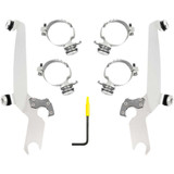 MEMPHIS SHADES MEK2055 Memphis Shades Sportshield Trigger Lock Complete Mount Kit - Polished - Xl Mek2055