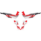 D'COR VISUALS 2050468 D'Cor Visuals Complete Graphics Kit - Gray/Red - 2-Door - Yamaha 20-50-468