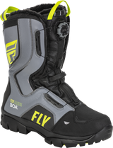 Fly Racing 361-96707 Fly Racing Marker Boa Boot Black/Grey/Hi-Vis Sz 07 361-96707