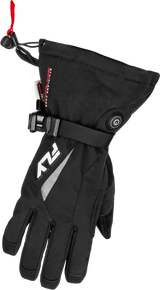 Fly Racing Title Heated Gauntlet Gloves Black Yl 476-2941Yl
