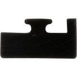 Garland Black Replacement Slide - Uhmw - Profile 15 - Length 57.00" - Polaris 15-5700-0-02-01