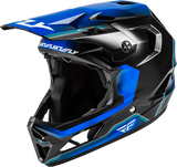 Fly Racing 73-3621YS Fly Racing Yth Rayce Repeat Bicycle Hlmt Black/Blue Ys 73-3621Ys