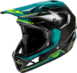 Fly Racing 73-3623M Fly Racing Rayce Repeat Bicycle Helmet Black/Teal/Hi-Vis Md 73-3623M