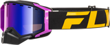 Fly Racing Zone Elite Sn Goggle Blk/Pink W/Pur Mir/Plrzd Rose Lens 37-4109