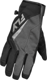 Fly Racing 371-06162X Fly Racing Title Long Gloves Grey/Black 2X 371-06162X