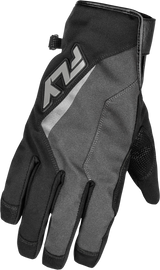 Fly Racing Title Long Gloves Grey/Black 3X 371-06163X