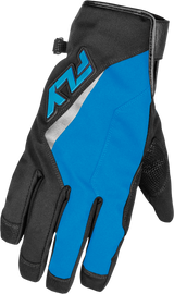 Fly Racing Title Long Gloves Blue/Black/Light Blue 2X 371-06182X