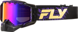 Fly Racing 37-50388 Fly Racing Zone Snow Goggle Pur/Tan W/Pur Mir/Amber Lens 37-50388