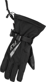 Fly Racing 371-06042X Fly Racing Title Gauntlet Gloves Black/Grey 2X 371-06042X