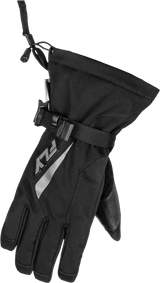 Fly Racing Title Gauntlet Gloves Black/Grey Xs 371-0604Xs