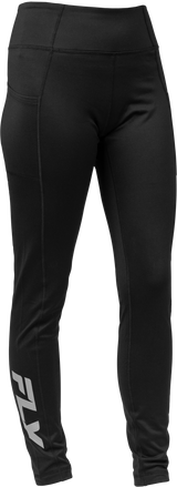 Fly Racing 354-6407L Fly Racing Wmn'S Hvywght Baselayer Pant Black Lg 354-6407L