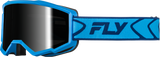 Fly Racing Zone  Goggle  Blue/Navy W/Dark Smoke Hydrophoc Lens 37-51170