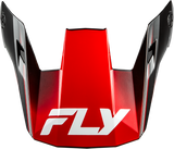 Fly Racing 73-8622VM Fly Racing Rayce Repeat Helmet Visor Black/Red Xs-Lg 73-8622Vm