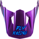 Fly Racing Yth Kinetic Surge Helmet Visor Pink/Purple/Teal Ys-Yl 73-8727Vy