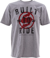 Slednecks Built To Ride Tee Grey M 42113     3