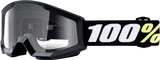 100% 50033-00004 100% Strata Mini Goggle Black Clear Lens 50033-00004