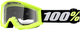 100% Strata Mini Goggle Yellow Clear Lens 50033-00006
