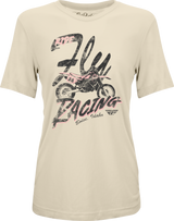 Fly Racing 356-4031X Fly Racing Fly Women'S Vintage Tee Bone Xl 356-4031X
