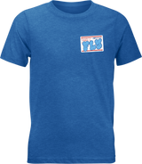 Fly Racing Youth Fly Graffiti Tee Blue Ym 354-0414Ym