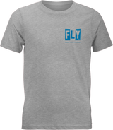 Fly Racing 354-0418YS Fly Racing Youth Fly Punk Tee Grey Ys 354-0418Ys