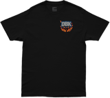 Dbk AT-WIDEOPEN-M Dbk Wide Open Tee Black Md At-Wideopen-M
