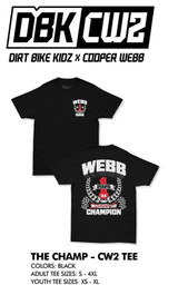 Dbk The Champ Cw2 Tee Black Md Atcw-Champ-M