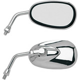EMGO 2086836 Mirror - 'Lil' Cruiser - Side View - Oval - Chrome - Right 20-86836