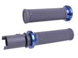 ODI V30HTCH-U Odi Lock-On Ruffian Grips Graphite/Blue Cvo `23-24 V30Htch-U