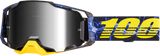 100% 50005-00046 100% Armega Goggle Furious Mirror Silver Lens 50005-00046