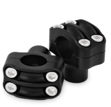 BURLY BRAND B12-8011TB Burly Brand Reaper 1-1/2" Risers 1" Bar Set - Texture Black B12-8011Tb