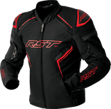 Rst 103614RED-44 Rst S1 D3O Textile Jacket Black/Grey/Red Lg 103614Red-44