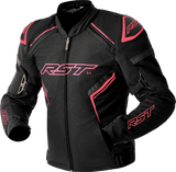 Rst 103629PNK-20 Rst S1 D3O Textile Ladies Jacket Blk/Flo Pink 3Xl 103629Pnk-20